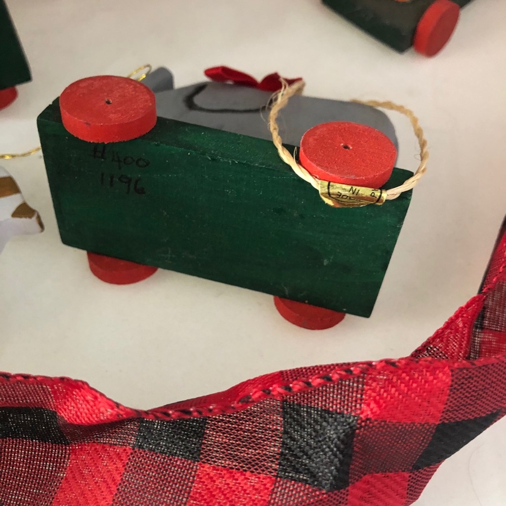 VINTAGE Pull Toy Ornaments (Set of 5) - Picture 8 of 10